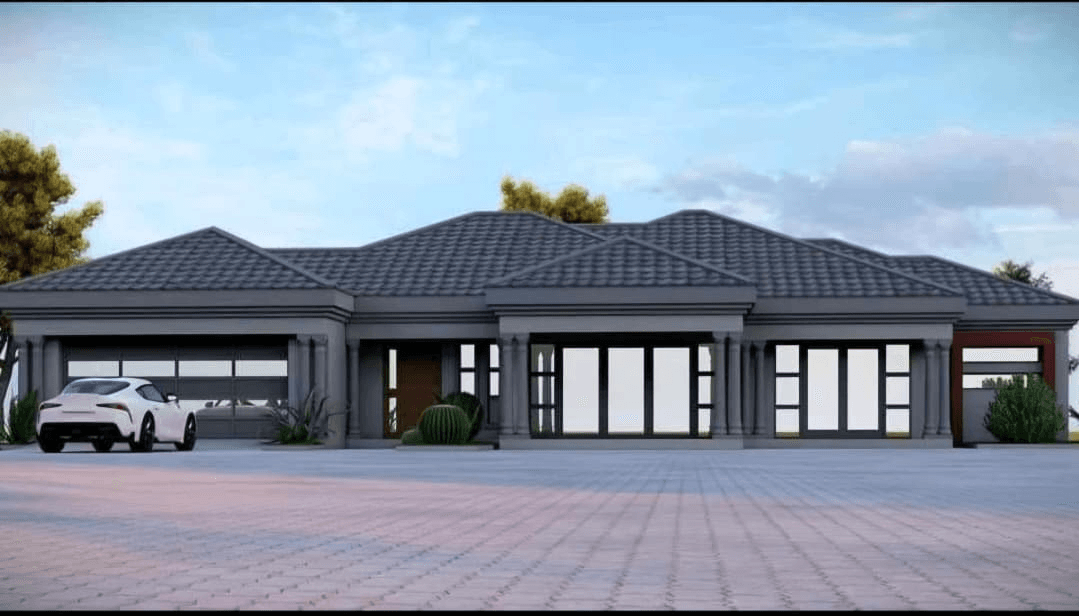 Classic Tiled-Roof Residence